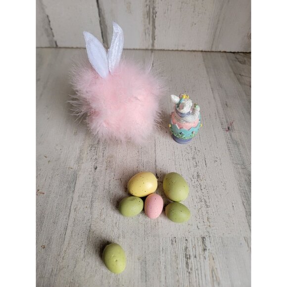 Easter chick egg bunny paint chick spring home decor figure set - Picture 7 of 7